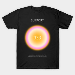 Angel Numbers Support 333 T-Shirt